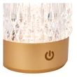 Veioza Lucide LILI acril,auriu,transparent,LED,2700K,3W,80Lm - 46520/03/02