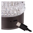 Veioza Lucide LILI acril,gri,transparent,LED,2700K,3W,80Lm - 46520/03/08