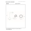 Veioza Lucide JOLAN metal, plastic, gri, LED, 3.5W, 90lm, 2700K-5700K - 46619/03/41