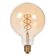 Bec cu LED Lucide BULB sticla, chihlimbar, E27, 4.9W, 440lm, 2200K - 49033/95/62