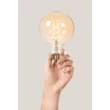 Bec cu LED Lucide BULB sticla, chihlimbar, E27, 4.9W, 440lm, 2200K - 49033/95/62