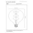 Bec cu LED Lucide BULB sticla, chihlimbar, E27, 4.9W, 440lm, 2200K - 49033/95/62