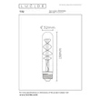 Bec cu LED Lucide BULB sticla, chihlimbar, E27, 4.9W, 410lm, 2200K - 49035/95/62