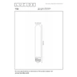 Bec cu LED Lucide BULB sticla, chihlimbar, E27, 4.9W, 440lm, 2200K - 49035/96/62