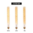 Bec cu LED Lucide BULB sticla, chihlimbar, E27, 4.9W, 450lm, 2200K - 49035/98/62