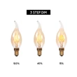 Bec cu LED Lucide BULB sticla, chihlimbar, E14, 3W, 190lm, 2200K - 49036/95/62