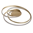 Plafoniera Lucide SARDANA metal, auriu, LED, 54W, 3600lm, 2700K - 52100/54/02