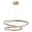Pendul Lucide SARDANA metal, auriu, LED, 74W, 4700lm, 2700K - 52400/74/02