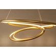 Pendul Lucide SARDANA metal, auriu, LED, 74W, 4700lm, 2700K - 52400/74/02