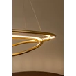 Pendul Lucide SARDANA metal, auriu, LED, 74W, 4700lm, 2700K - 52400/74/02