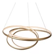 Pendul Lucide SARDANA metal, auriu, LED, 74W, 4700lm, 2700K - 52400/74/02