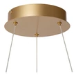 Pendul Lucide SARDANA metal, auriu, LED, 74W, 4700lm, 2700K - 52400/74/02