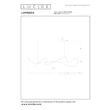 Pendul Lucide LAMBADA metal, sampanie, LED, 47W, 3700lm, 2700K - 52401/54/05