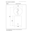 Veioza Lucide VIVO metal, E27, 1W, 39lm, 2700K - 52502/01/08
