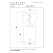 Veioza Lucide VIVO metal, crom, E27, 1W, 39lm, 2700K - 52502/01/11