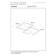 Plafoniera Lucide ARIANNE metal, negru, LED+GU10, 23W+50W, 850lm - 53102/24/30