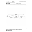 Plafoniera Lucide ARIANNE metal, negru, LED, 23W, 950lm, 2700K-4000K - 53103/22/30
