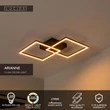 Plafoniera Lucide ARIANNE metal, negru, LED, 23W, 950lm, 2700K-4000K - 53103/22/30