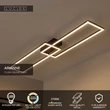 Plafoniera Lucide ARIANNE metal, negru, LED, 23W, 1100lm, 2700K-4000K - 53104/22/30