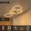 Plafoniera Lucide NICOLA metal, bej, LED, 37W, 1600lm, 2700K-4000K - 53112/36/41