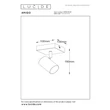 Spot Lucide AMIGO metal, alb, GU10, 40W - 53910/01/31