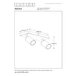 Spot Lucide REGINA metal, bej, GU10, 50W - 53914/02/41
