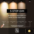 Lampa decor pentru copii Lucide PINCHA silicon, galben, LED, 1.5W, 23lm, 2100K - 54500/01/34