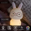 Lampa decor pentru copii Lucide PINCHA silicon, alb, LED, 1.5W, 23lm, 2100K - 54500/01/66