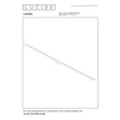 Sina magnetica Lucide LINIAL metal, sampanie - 55900/00/05