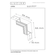 Accesorii pentru sina magnetica Lucide LINIAL metal - 55900/03/08