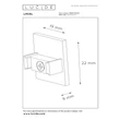 Accesorii pentru sina magnetica Lucide LINIAL metal, sampanie - 55900/04/05