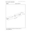 Accesorii pentru sina magnetica Lucide LINIAL metal, sampanie - 55900/07/05
