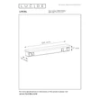 Accesorii pentru sina magnetica Lucide LINIAL metal, sampanie - 55900/08/05