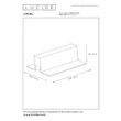 Accesorii pentru sina magnetica Lucide LINIAL metal, sampanie - 55900/14/05
