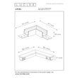 Accesorii pentru sina magnetica Lucide LINIAL metal, sampanie - 55900/19/05