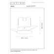 Spot incastrabil Lucide SNAX metal, LED, 8W, 540lm, 2700K-4000K - 55950/08/08