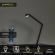Veioza Lucide OGDEN metal, negru, LED, 7W, 480lm, 3000K - 56505/06/30