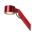 Veioza Lucide OGDEN metal, rosu, LED, 7W, 480lm, 3000K - 56505/06/32