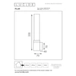 Aplica de perete exterioara Lucide PILAR metal, sticla, negru, transparent, E27, 6W, IP54 - 63800/01/30