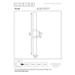 Aplica de perete exterioara Lucide PILAR metal, sticla, negru, transparent, E27, 6W, IP54 - 63800/02/30