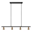 Pendul Lucide TIANA metal, negru, sampanie, GU10, 25W - 65401/04/05