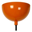 Pendul Lucide YOUNES metal, portocaliu, E27, 40W - 65404/40/53