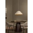 Pendul Lucide ANDRES metal, textil, crem, E27, 40W - 65405/56/38