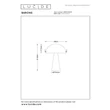 Veioza Lucide BARONE metal, maro, E27, 40W - 65502/52/41