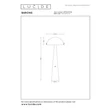 Lampadar Lucide BARONE metal, crem, E27, 40W - 65702/01/38