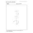 Spot Lucide TIANA metal, negru, sampanie, GU10, 25W - 65901/02/05