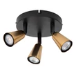 Spot Lucide TIANA metal, negru, sampanie, GU10, 25W - 65901/13/05