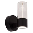 Aplica de perete exterioara Lucide FILANI metal, sticla, negru, transparent, LED, 6.5W, 470lm, 2700K, IP54 - 66800/07/30