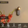 Aplica de perete Lucide MONTANA metal, gri, LED, 6.3W, 415lm, 2700K-4000K - 68200/06/15