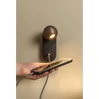 Aplica de perete Lucide MONTANA metal, negru, maro, LED, 6.3W, 415lm, 2700K-4000K - 68200/06/96